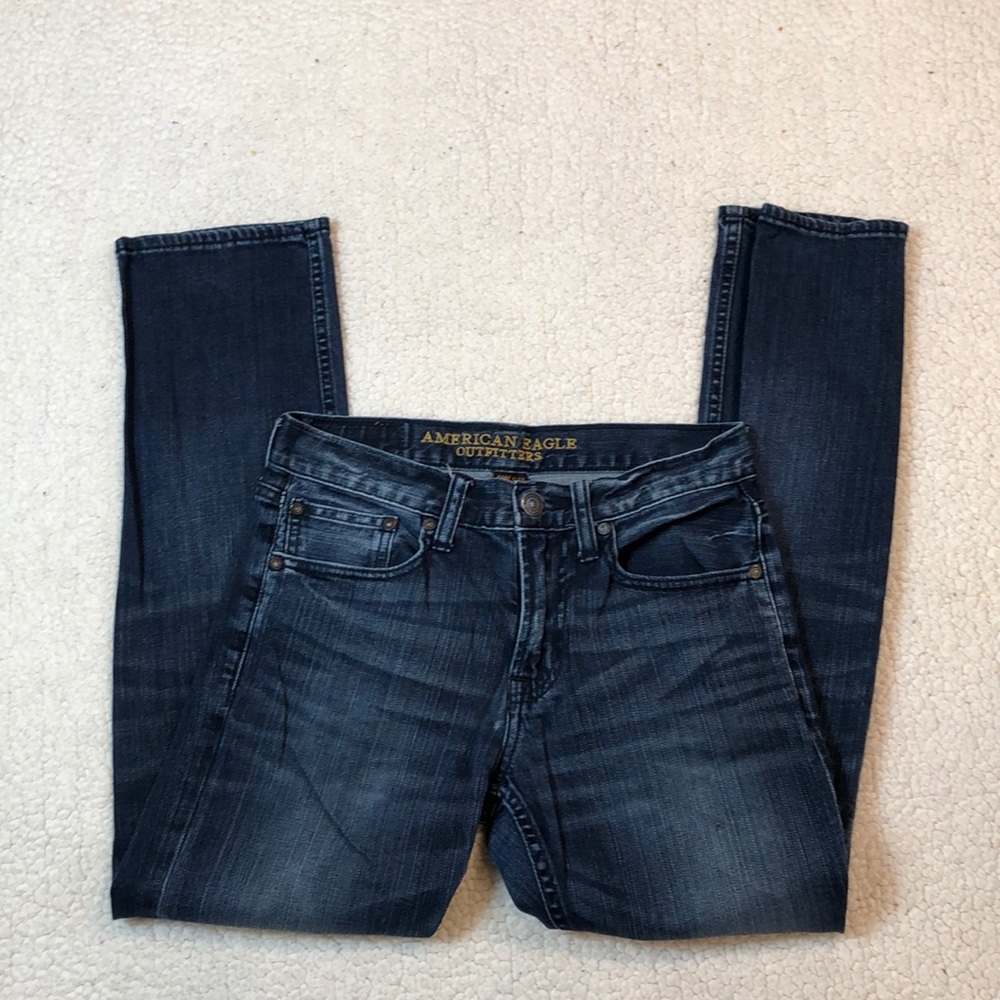 AEO Core Flex Slim Fit Straight Leg jean